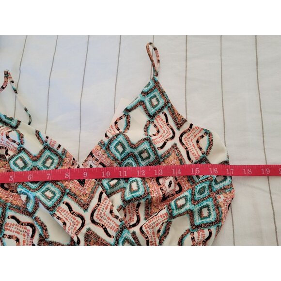 Lavender Brown Maxi Dress Multi-Color Adjustable Straps Size M MSRP $177 - Picture 10 of 13